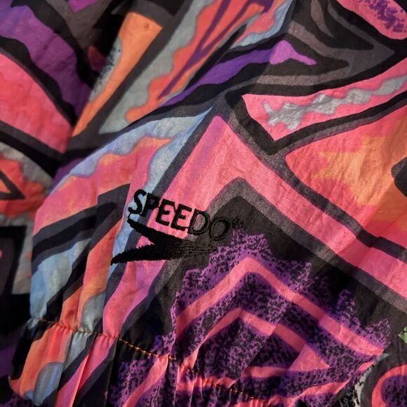 Vintage Speedo Authentic Fitness Windbreaker Jacket Women’s Large Pink - Picture 3 of 7